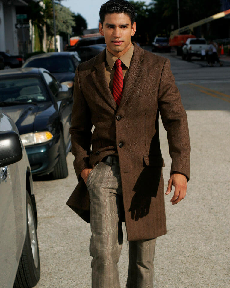 Christian Lopez walking on the street