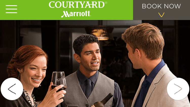 Christian Lopez in courtyard marriott